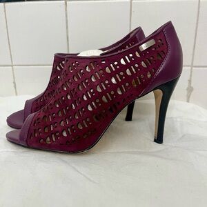 Calvin Klein Purple Cutout Heels